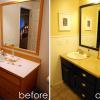 bathroom before and after