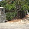 iron fence and gates