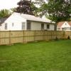 wood privacy fence