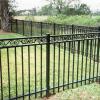 black iron fences