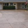 stamped concrete driveway